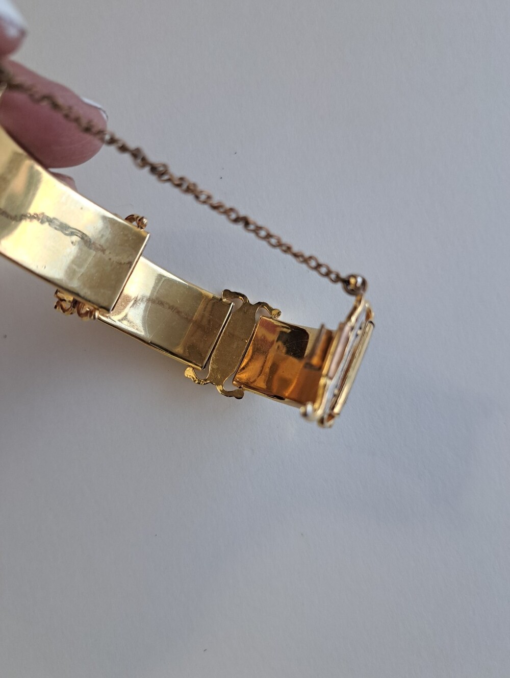 Spanish-Style Vtg Mother Of Pearl Bracelet - Picture 6 of 8